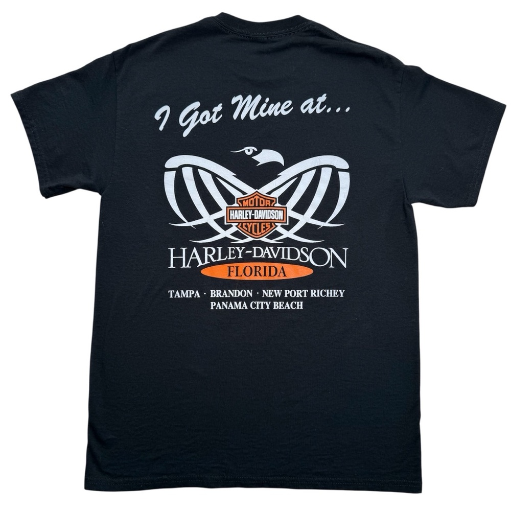 Harley Davidson Men’s Vintage Black Florida T-
Shirt Tampa Panama City Size M